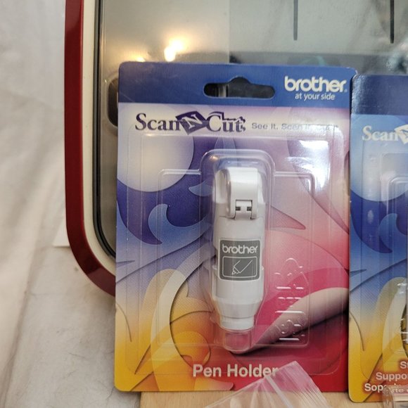 Brother Scan N Cut CM100 Red White With Extras Mats Pens Blades READ DESCRIPTION - Picture 3 of 16